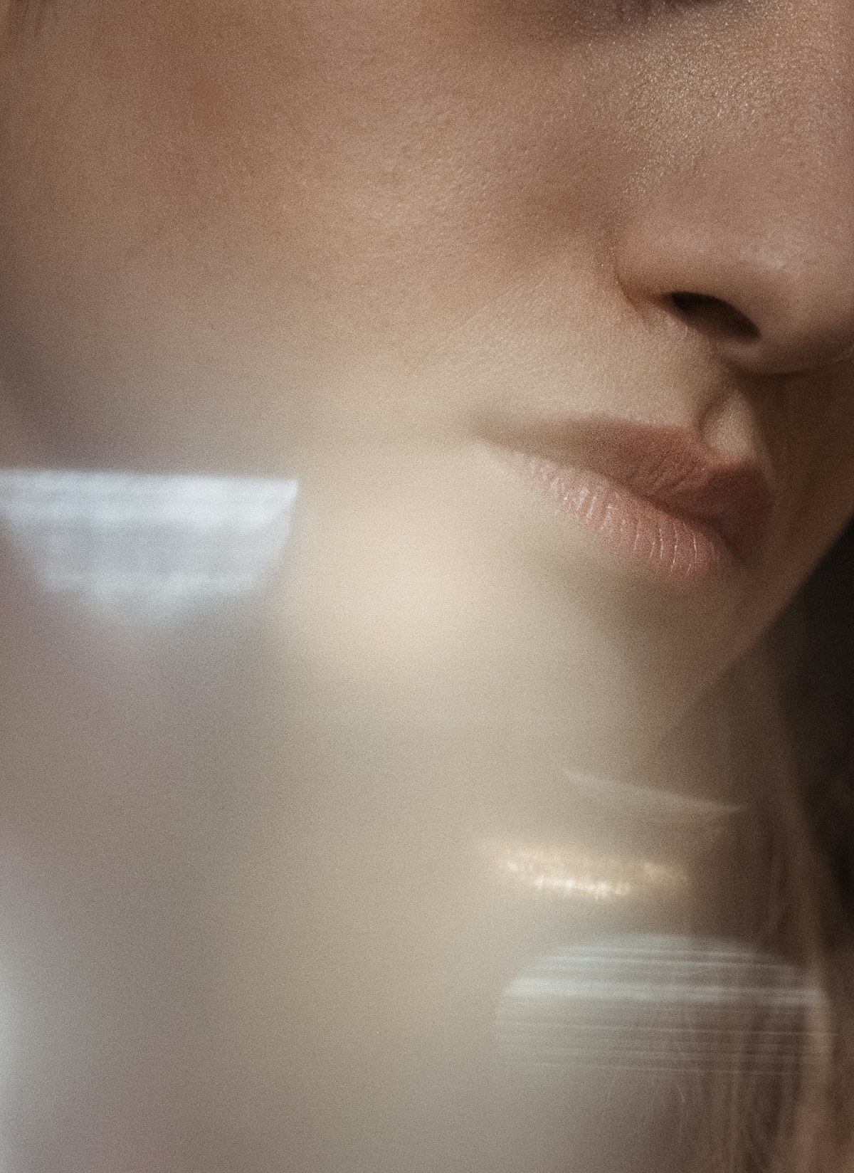 Close-up of healthy, well-treated skin after an aesthetic clinic treatment